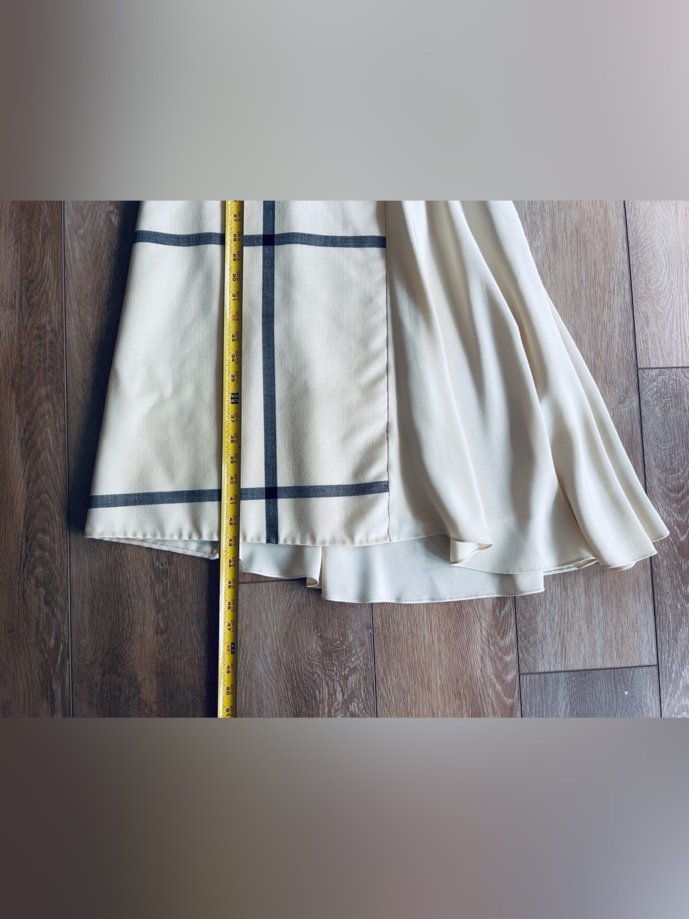 3.1 Phillip Lim ‘Shadow’ Wool & Silk Cocktail Dress, Ivory with Black Windowpane - Picture 12 of 15